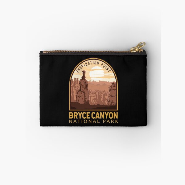 Item preview, Bryce Canyon National Park Inspiration Point Vintage Emblem designed and sold by KrisSidDesigns.