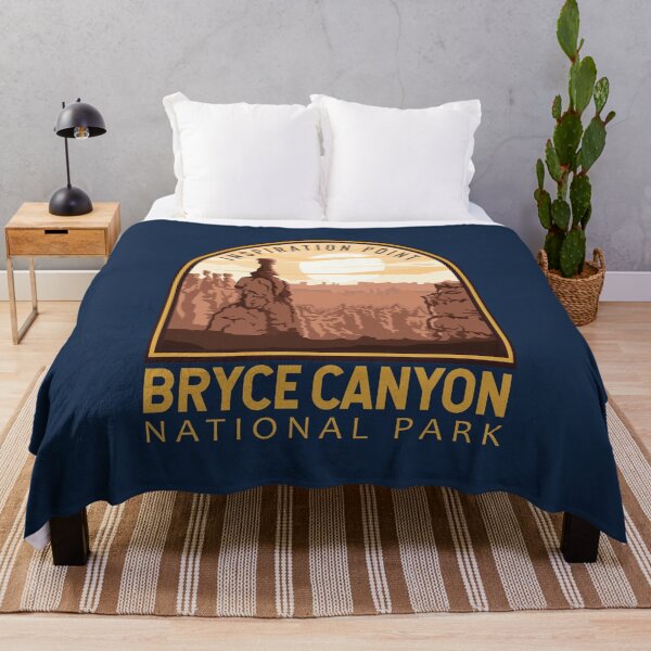 Item preview, Bryce Canyon National Park Inspiration Point Vintage Emblem designed and sold by KrisSidDesigns.