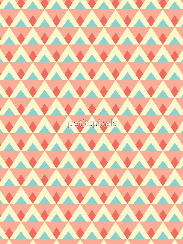 Thumbnail 4 of 4, iPhone Case, Triangles and diamonds designed and sold by petitspixels.