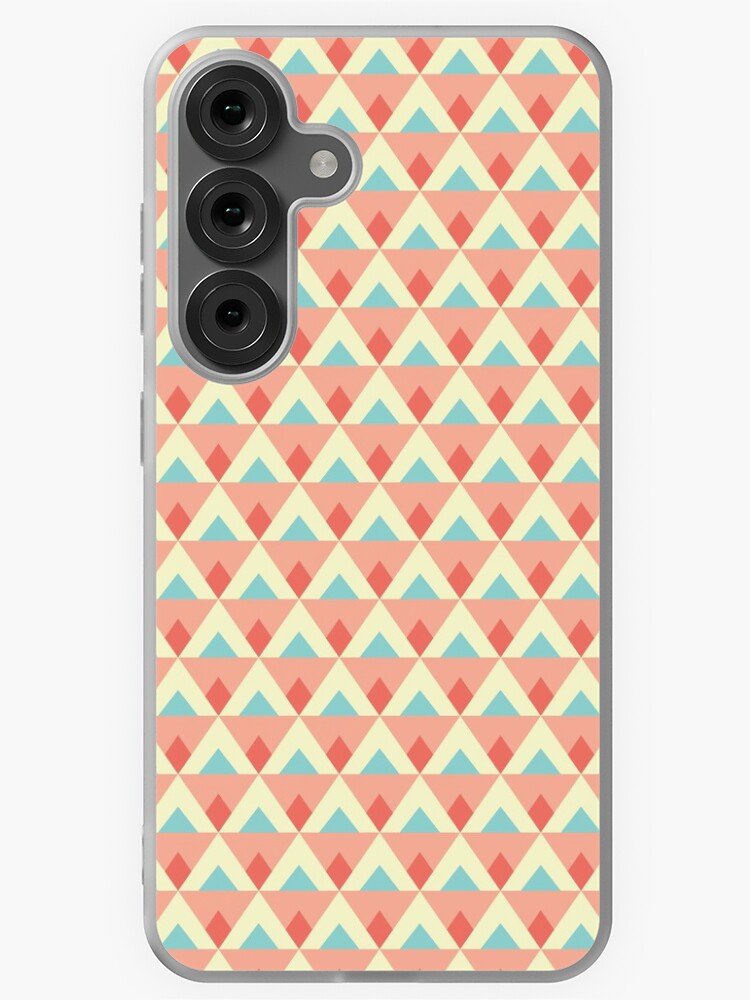 Thumbnail 1 of 4, Samsung Galaxy Phone Case, Triangles and diamonds designed and sold by petitspixels.