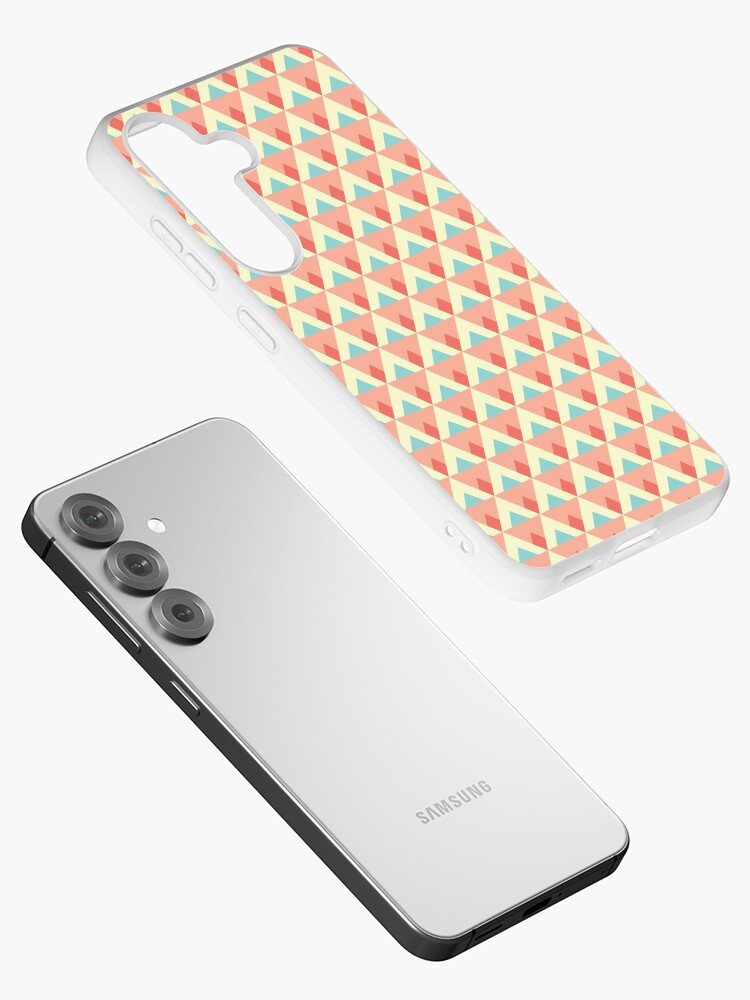 Thumbnail 2 of 4, Samsung Galaxy Phone Case, Triangles and diamonds designed and sold by petitspixels.