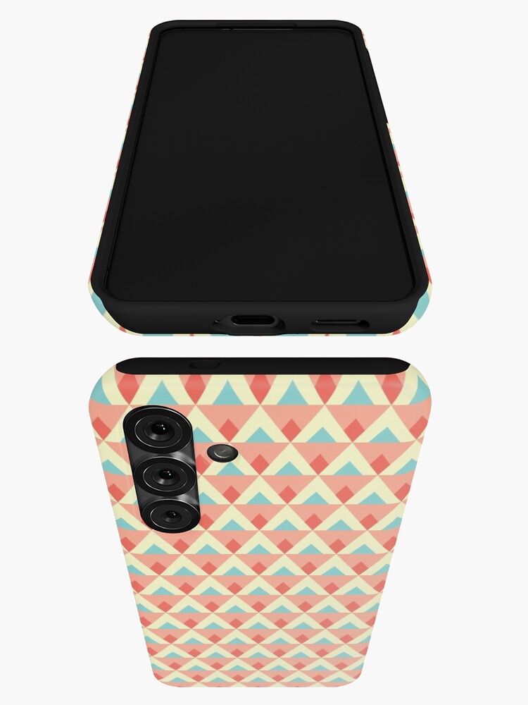 Thumbnail 3 of 4, Samsung Galaxy Phone Case, Triangles and diamonds designed and sold by petitspixels.