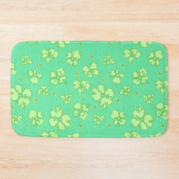 Item preview, Green and Yellow Hawaiian Flower Pattern designed and sold by TheFoxyWolfShop.