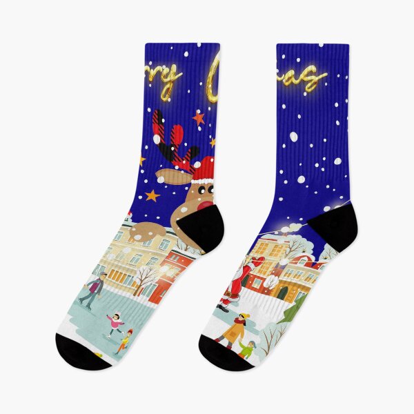 Item preview, Christmas Approaching | Happy Christmas Celebration With Red Deer In Winter | Merry and Bright Christmas | New Years Celebration | 2023 designed and sold by wilsonwindesign.
