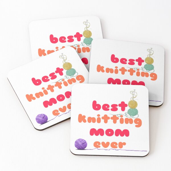 Item preview, best knitting mom ever designed and sold by tatouma-shopp.