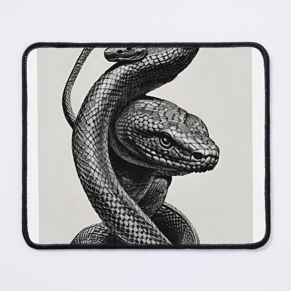 Item preview, DOUBLE SNAKE HEAD PRINT designed and sold by NAOMIS-HEXES.