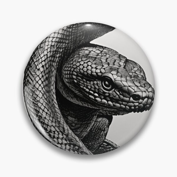 Item preview, DOUBLE SNAKE HEAD PRINT designed and sold by NAOMIS-HEXES.