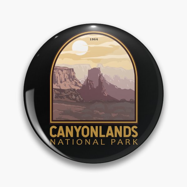 Item preview, Canyonlands National Park Vintage Emblem designed and sold by KrisSidDesigns.