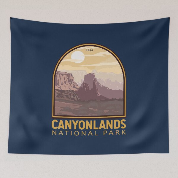 Item preview, Canyonlands National Park Vintage Emblem designed and sold by KrisSidDesigns.