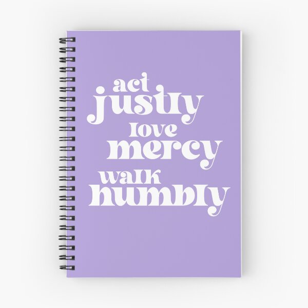 Item preview, Act Justly, Love Mercy, Walk Humbly - social justice Bible (retro white text) designed and sold by Ofeefee.