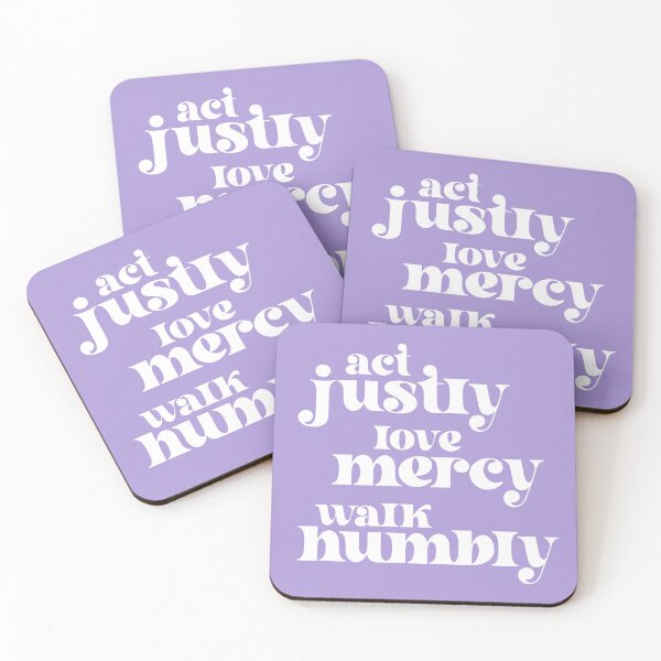 Item preview, Act Justly, Love Mercy, Walk Humbly - social justice Bible (retro white text) designed and sold by Ofeefee.