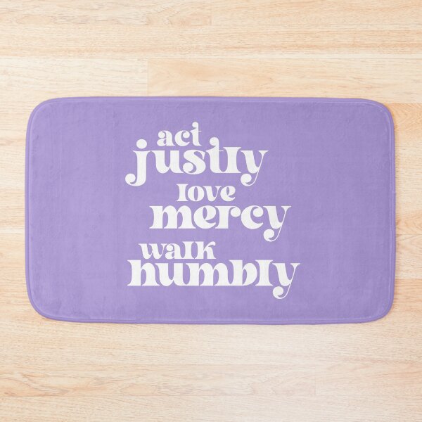Item preview, Act Justly, Love Mercy, Walk Humbly - social justice Bible (retro white text) designed and sold by Ofeefee.
