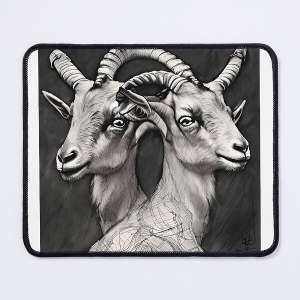 Item preview, TWO HEADED GOAT designed and sold by NAOMIS-HEXES.