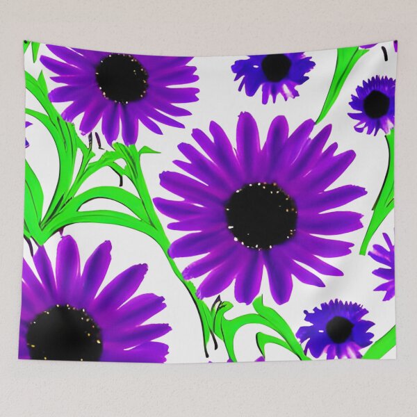 Item preview, Purple Daisy Floral designed and sold by The Love Quill.