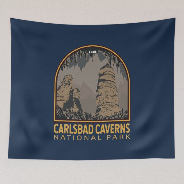 Item preview, Carlsbad Caverns National Park Vintage Emblem designed and sold by KrisSidDesigns.