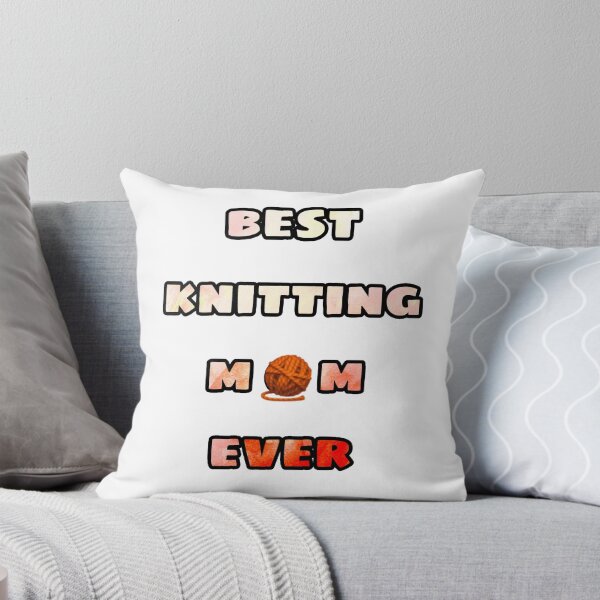 Item preview, best knitting mom ever designed and sold by tatouma-shopp.