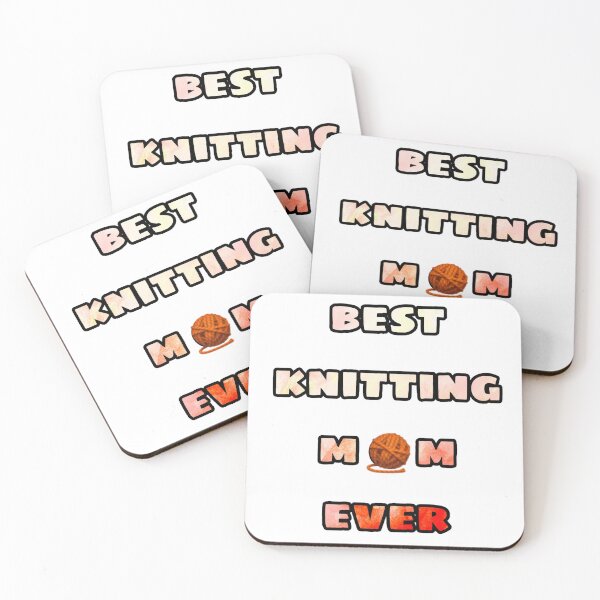 Item preview, best knitting mom ever designed and sold by tatouma-shopp.