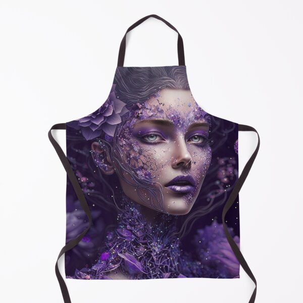 Item preview, Gorgeous Woman with Flower and Purple Amethyst designed and sold by Juliascutecornr.