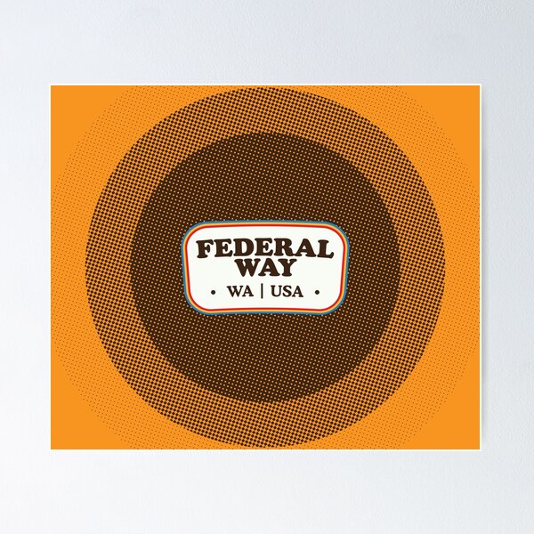 Item preview, Federal Way | Retro Badge designed and sold by retroready.