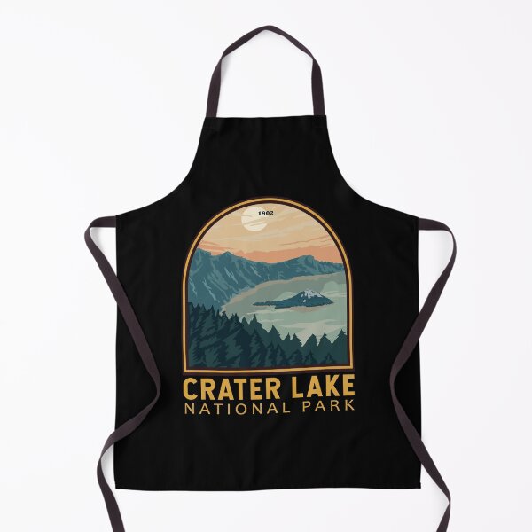 Item preview, Crater Lake National Park Vintage Emblem designed and sold by KrisSidDesigns.