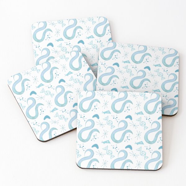 Item preview, C elegans Nematode Model Organism Retro Print designed and sold by ModelOrganism.