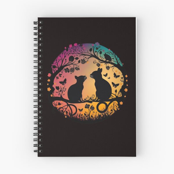 Item preview, Two cats in love in an elegant pattern designed and sold by GorinART.