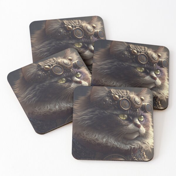Item preview, Steampunk Cat V1 designed and sold by GummywormDesign.