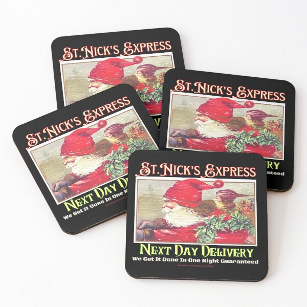 Item preview, Christmas Next Day Delivery, St. Nick's Express, Santa Claus, Merry Christmas designed and sold by theflandonian.