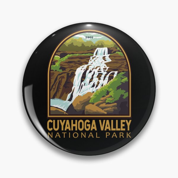 Vista previa del artículo con la obra «Emblema antiguo del Parque Nacional del Valle de Cuyahoga», diseñado y vendido por KrisSidDesigns.