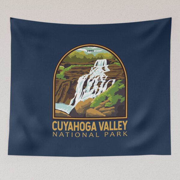 Item preview, Cuyahoga Valley National Park Vintage Emblem designed and sold by KrisSidDesigns.