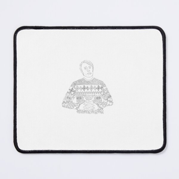 Item preview, Hannibal Lecter for Christmas season - Black and White designed and sold by lirulegui.