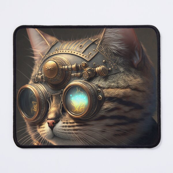 Item preview, Steampunk Cat V3 designed and sold by GummywormDesign.