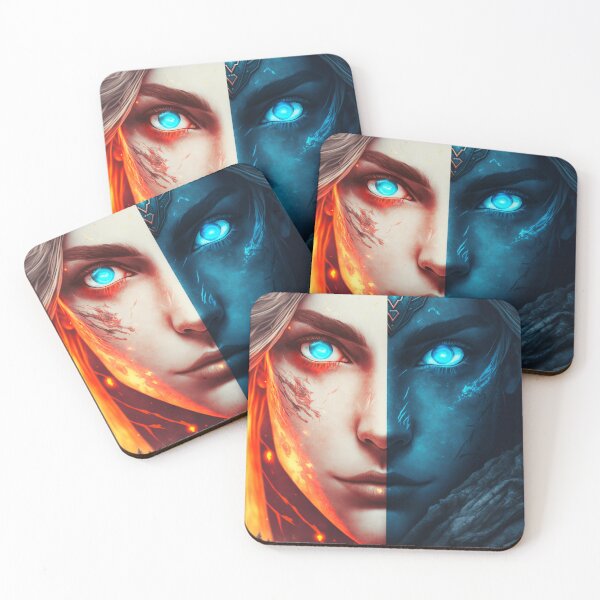 Item preview, Viking Female Clash of Fire and Ice designed and sold by AICreateWorlds.