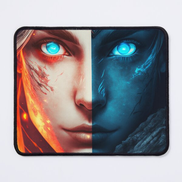 Item preview, Viking Female Clash of Fire and Ice designed and sold by AICreateWorlds.