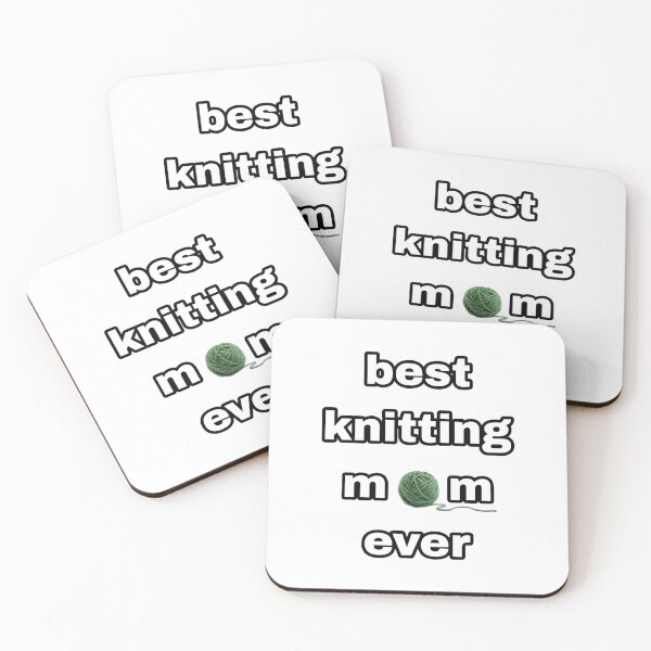 Item preview, best knitting mom ever designed and sold by tatouma-shopp.