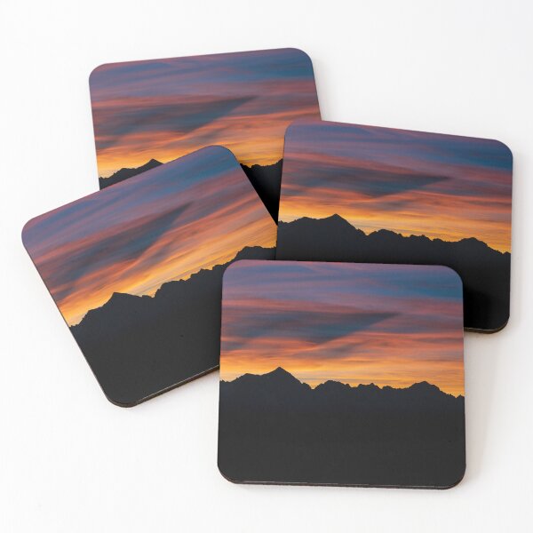 Item preview, Dark Silhouette of Mountains and sunset.  designed and sold by LubosChlubny.
