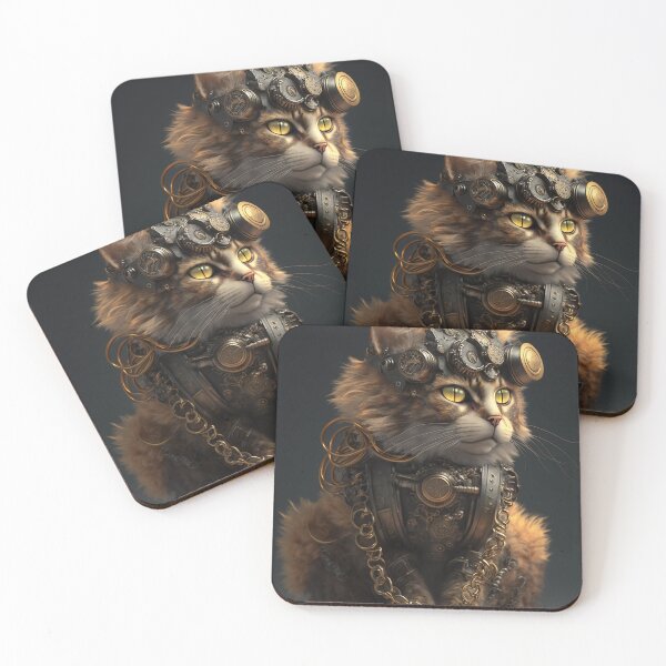 Item preview, Steampunk Cat V2 designed and sold by GummywormDesign.