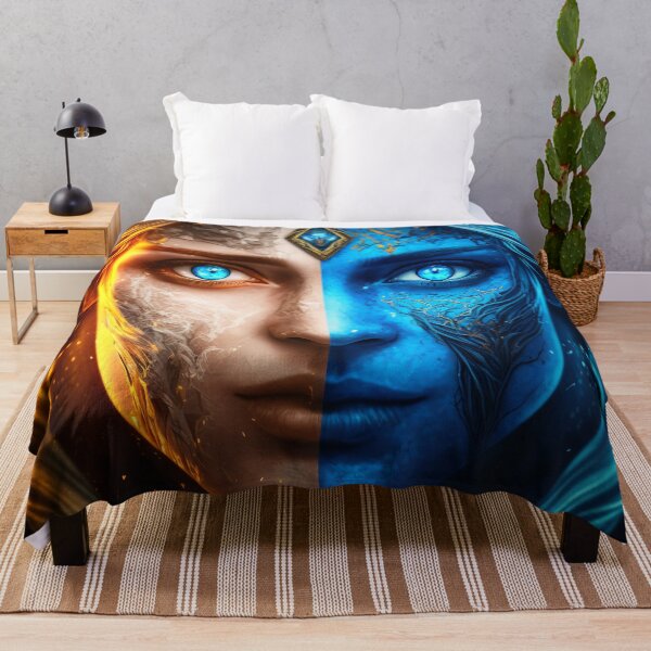 Item preview, Female Viking, Fire and Ice designed and sold by AICreateWorlds.