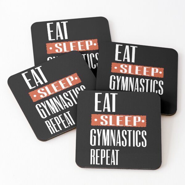 Item preview, eat sleep gymnastics repeat cool gym Athletic lovers designed and sold by goodprints shop.