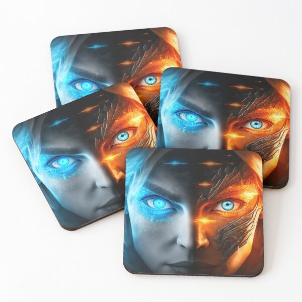 Item preview, Viking Female Spirit Eyes Ice and Fire designed and sold by AICreateWorlds.
