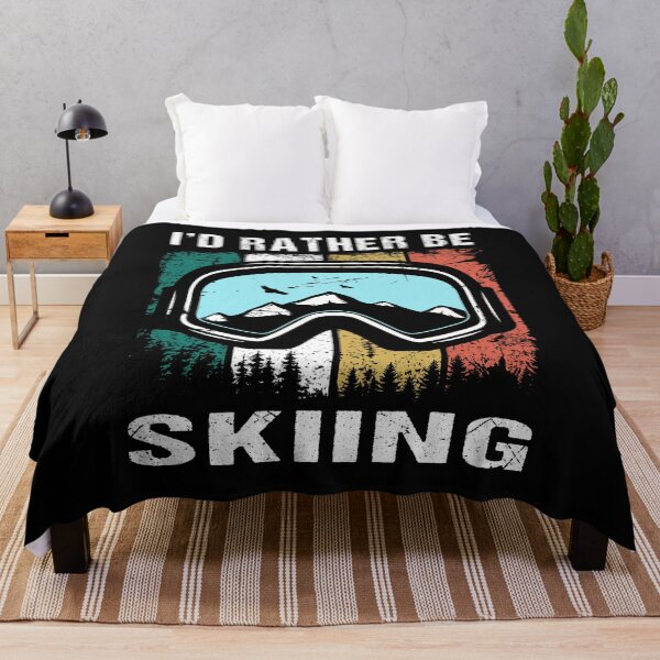 Item preview, I'd rather be skiing snowboard sports  designed and sold by Majesticoo.