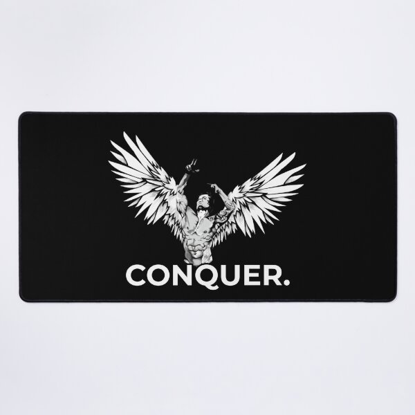 Item preview, Zyzz Conquer Motivational Gym Workout Design - Bodybuilding Inspiration Mirin Active Weightlifting designed and sold by epicmemeshirts1.
