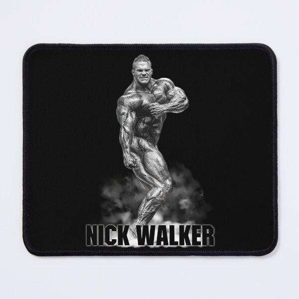 Item preview, Nick Walker Triceps Pose Bodybuilder BW designed and sold by almeapparel.