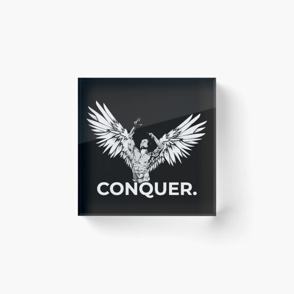 Artikelvorschau, Zyzz Conquer Motivational Gym Workout Design - Bodybuilding Inspiration Mirin Active Weightlifting entworfen und verkauft von epicmemeshirts1.