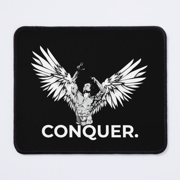 Item preview, Zyzz Conquer Motivational Gym Workout Design - Bodybuilding Inspiration Mirin Active Weightlifting designed and sold by epicmemeshirts1.