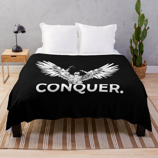 Item preview, Zyzz Conquer Motivational Gym Workout Design - Bodybuilding Inspiration Mirin Active Weightlifting designed and sold by epicmemeshirts1.