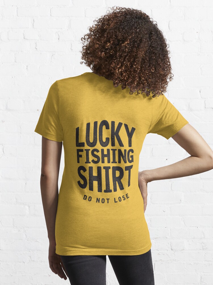  Womens Fishing Funny - Lucky Fishing Do Not Wash V-Neck T-Shirt  : Clothing, Shoes & Jewelry