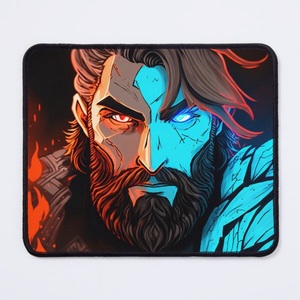 Item preview, Artistic Viking Frost and Fire designed and sold by AICreateWorlds.