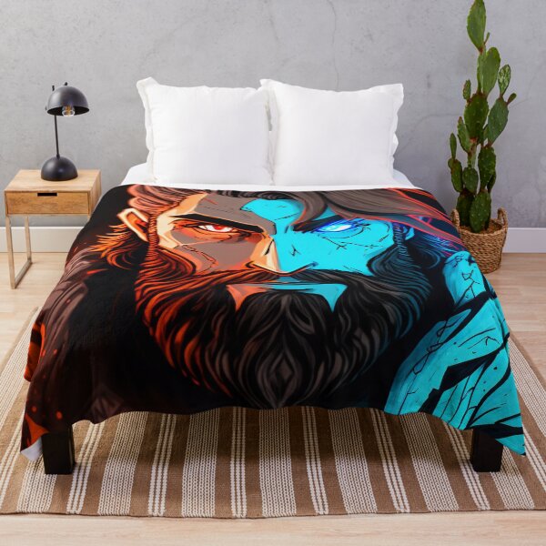 Item preview, Artistic Viking Frost and Fire designed and sold by AICreateWorlds.