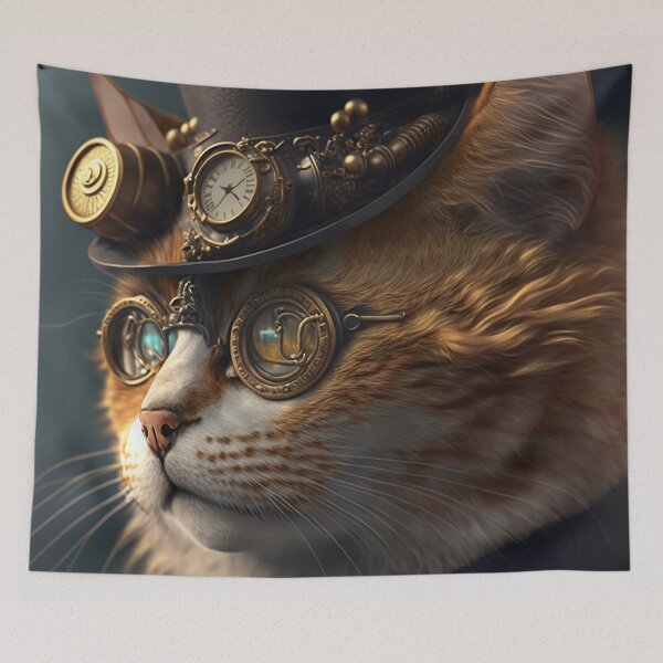 Item preview, Steampunk Cat V4 designed and sold by GummywormDesign.